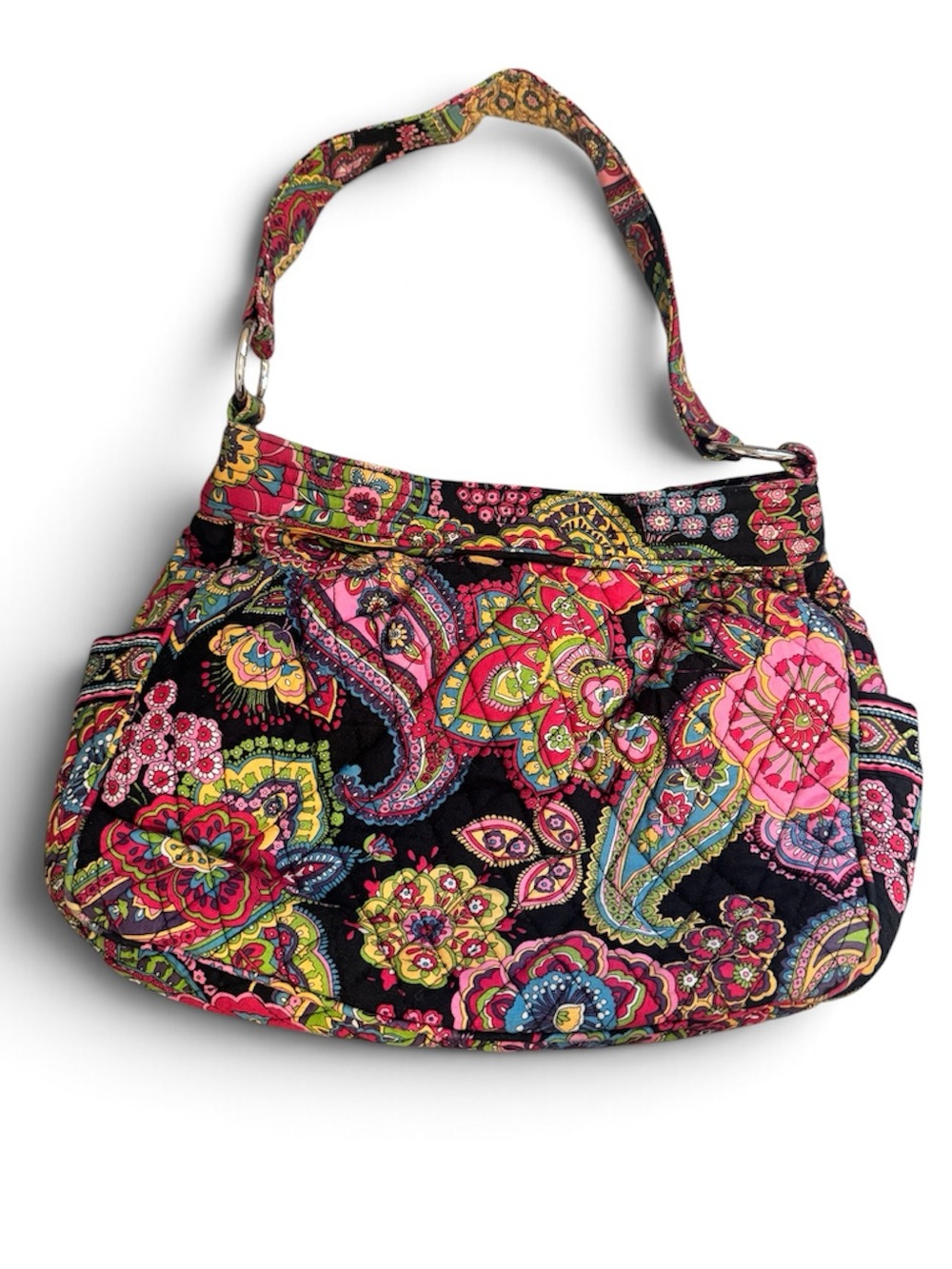 Vera Bradley Colorful Floral Paisley Quilted Shoulder Bag | Y2K Boho